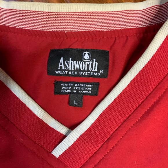 Men’s Ashworth Golf Weather Water Resistant Sweater - Picture 2 of 2
